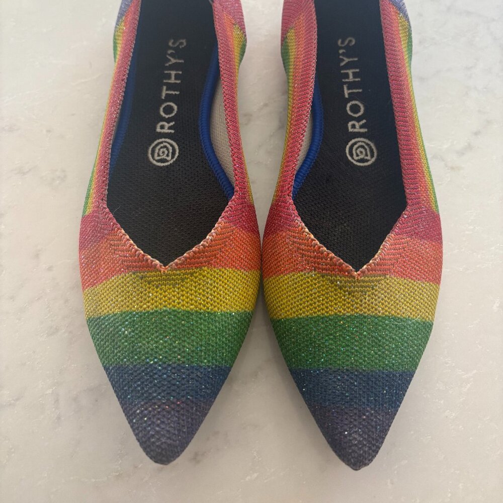 Custom rainbow rothys